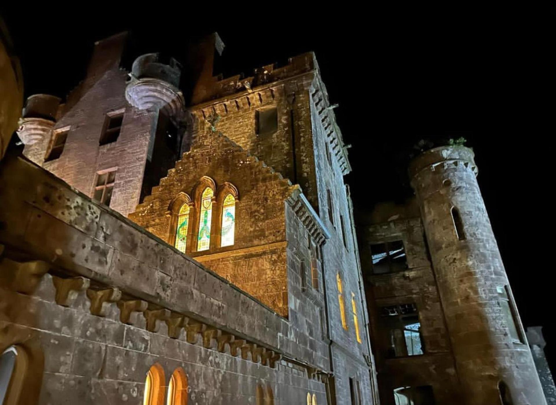 Luxury Woodland Lodge Retreat At Culdees Castle Крифф Экстерьер фото